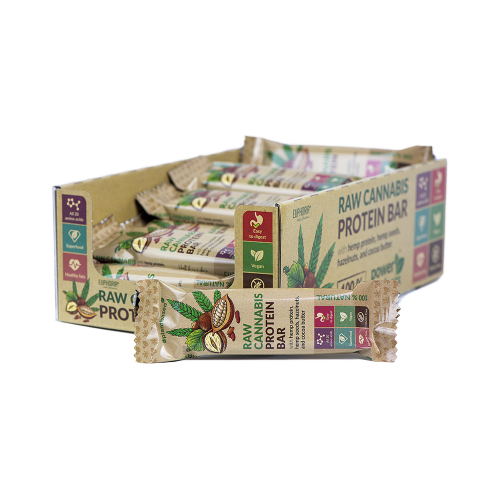 Raw Cannabis Protein Bar Kakao & Haselnüsse